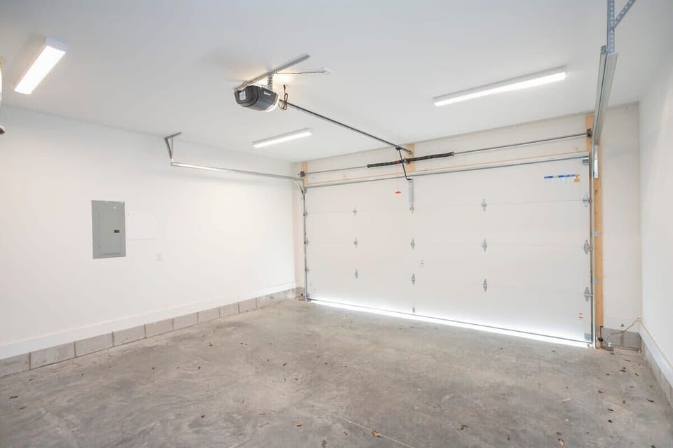 Garage Access for 2 medium to small sized vehicles.