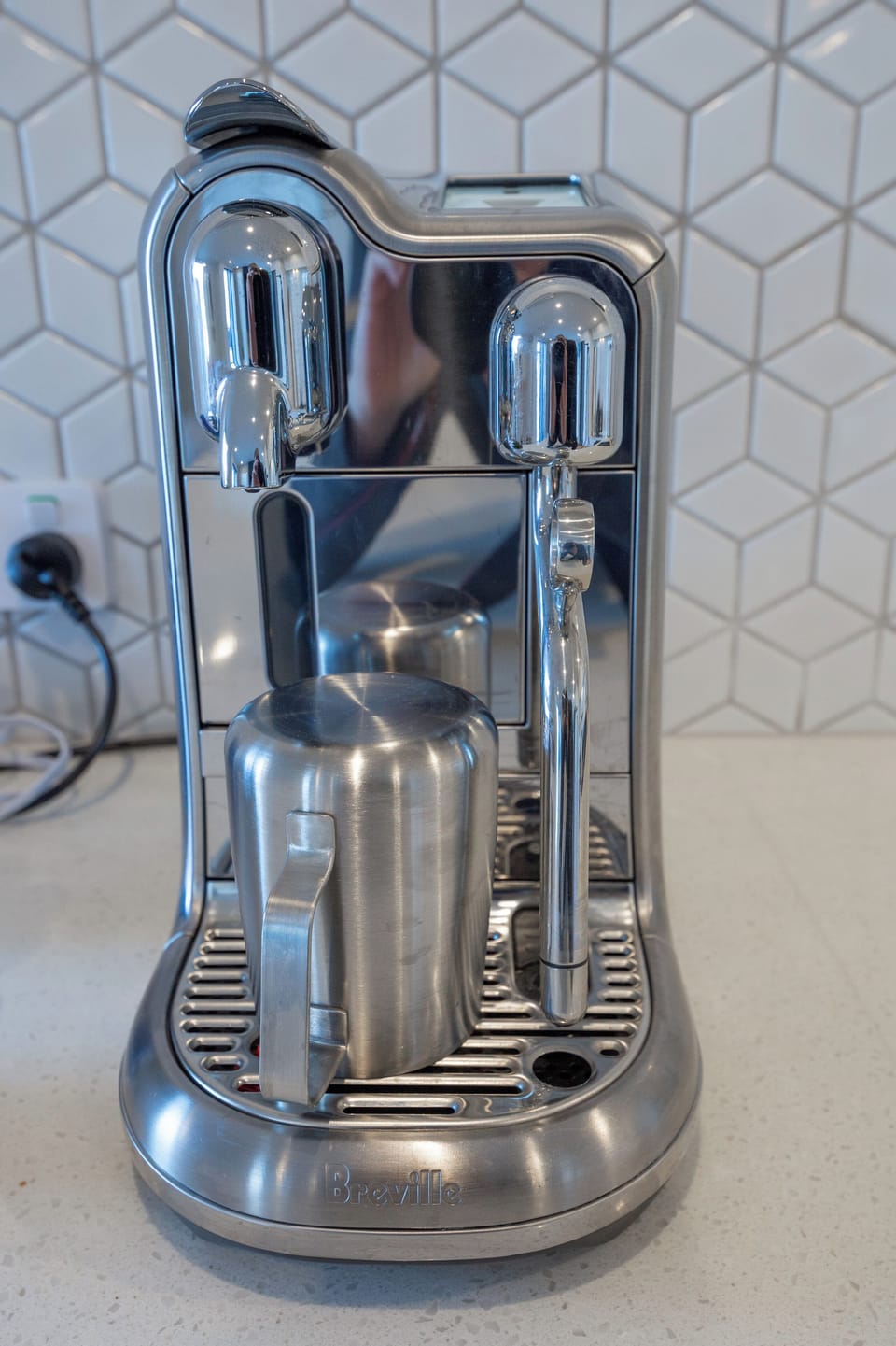 High end Nespresso coffee machine with pods