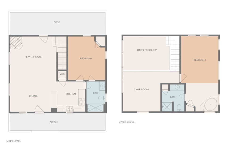 Floor plan of the cabin!