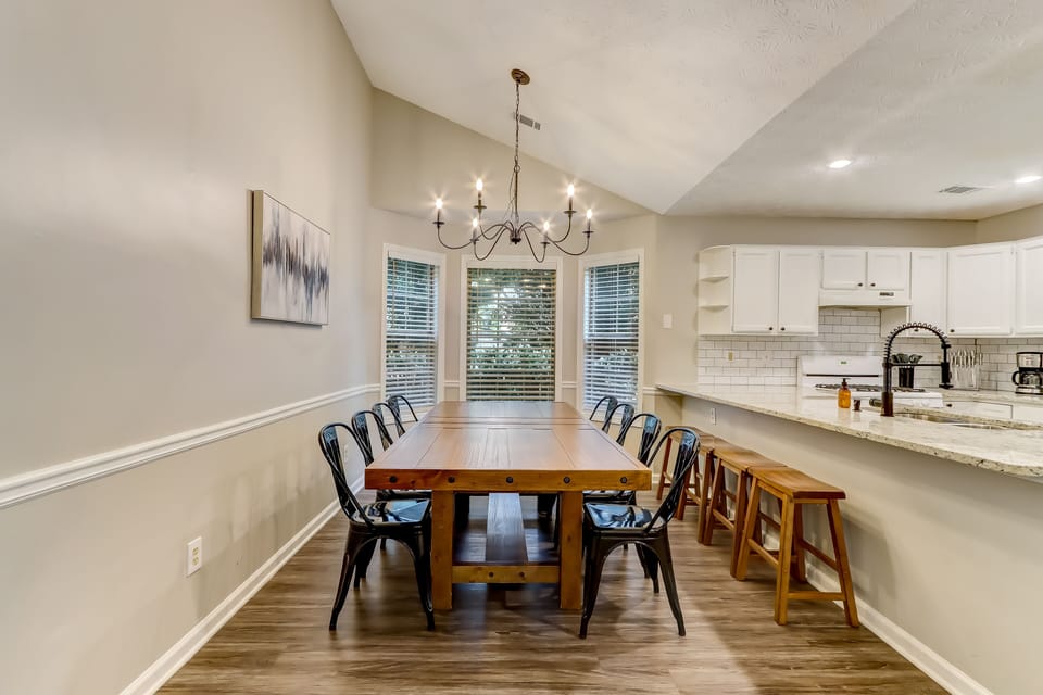 Kitching and dining room