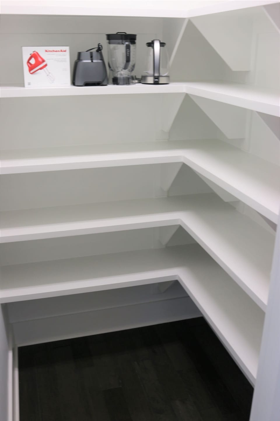 Walk-in pantry. 