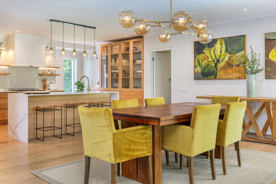 Newly renovated kitchen with stunning modern deco.