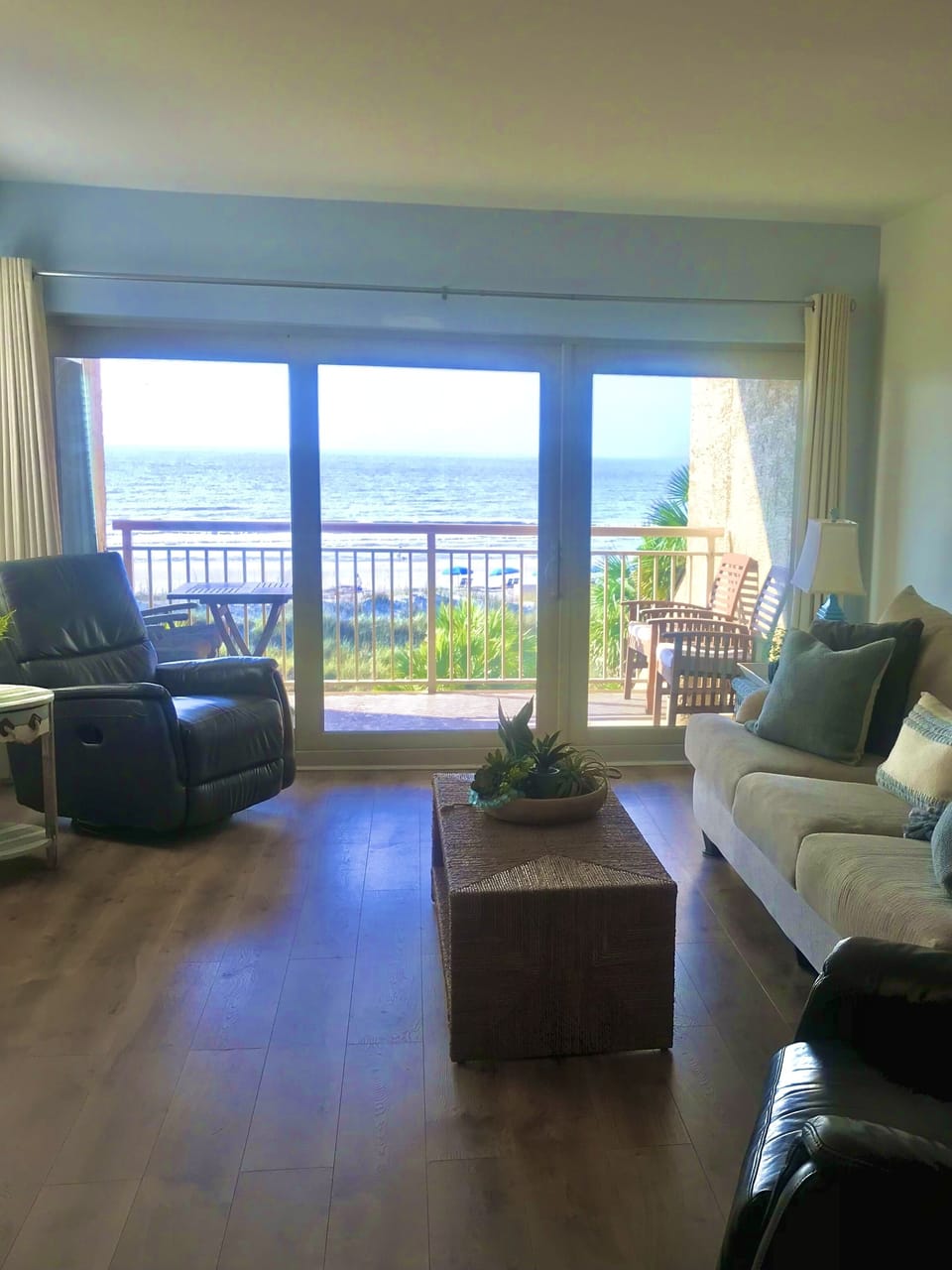 Living room with beautiful view