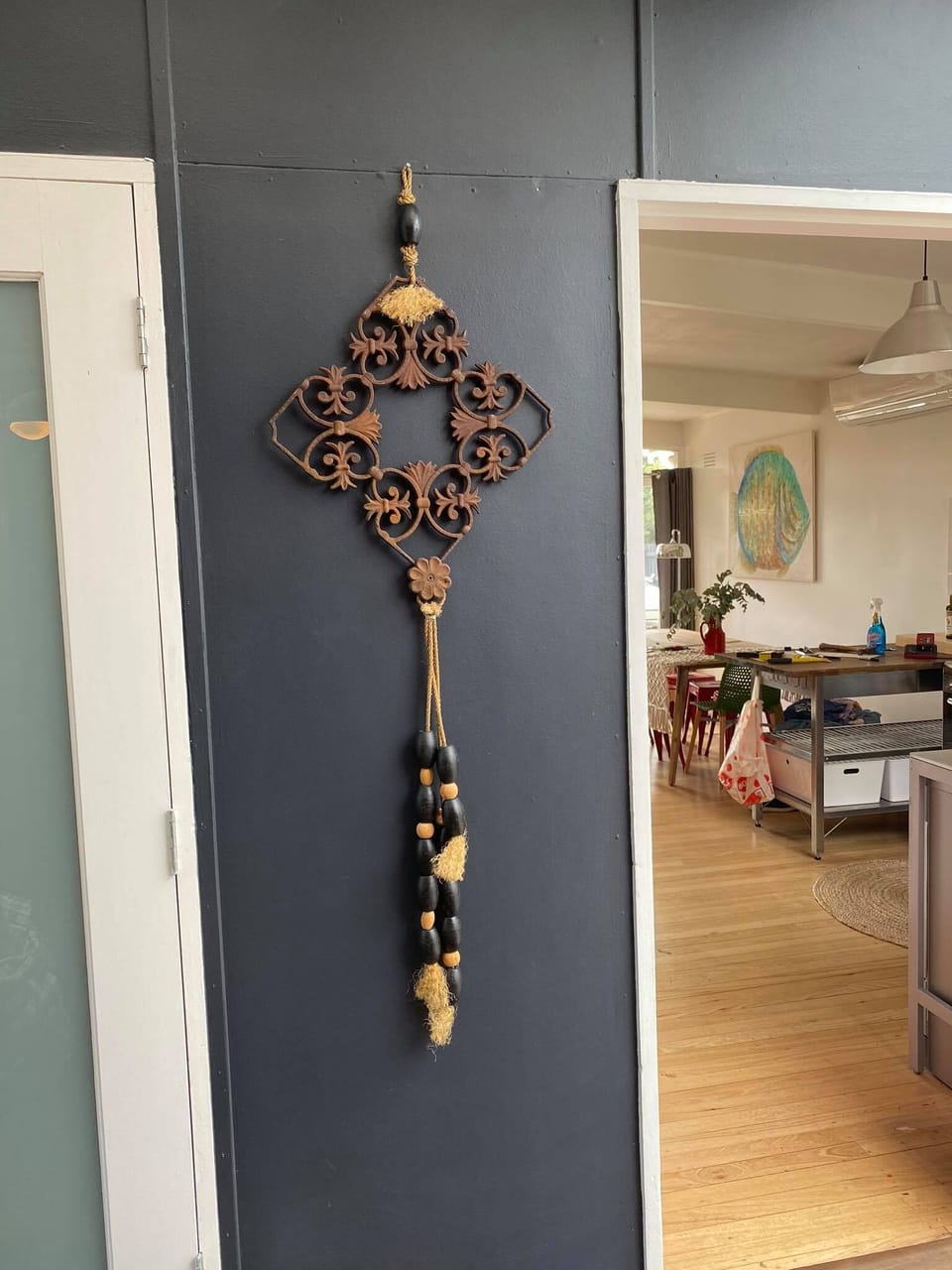 Unique local art and designs scattered throughout the property
