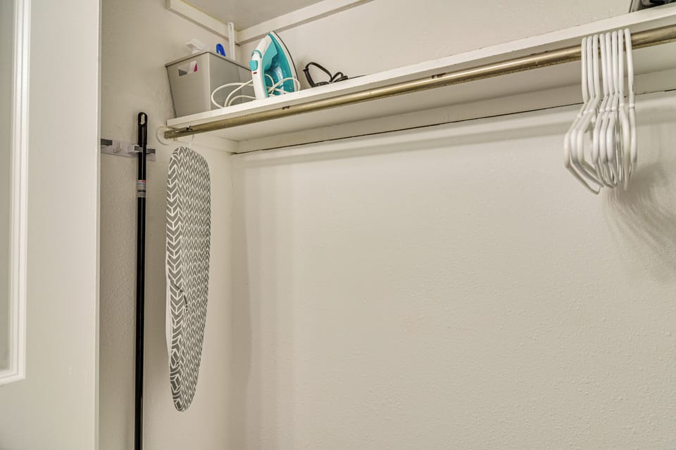 Closet Space | Beach Chairs Provided