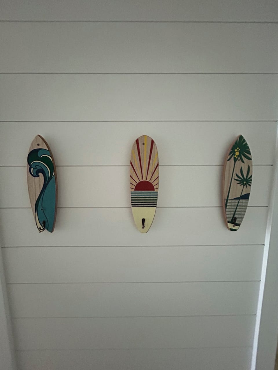 Hang your hat on the hallway surf boards