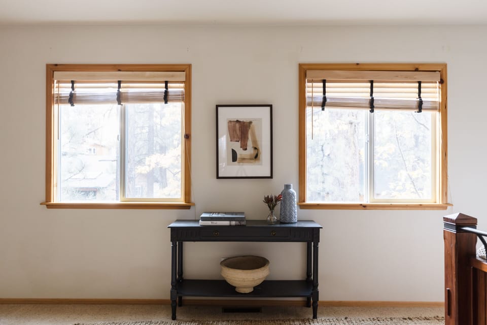 Plenty of natural light.