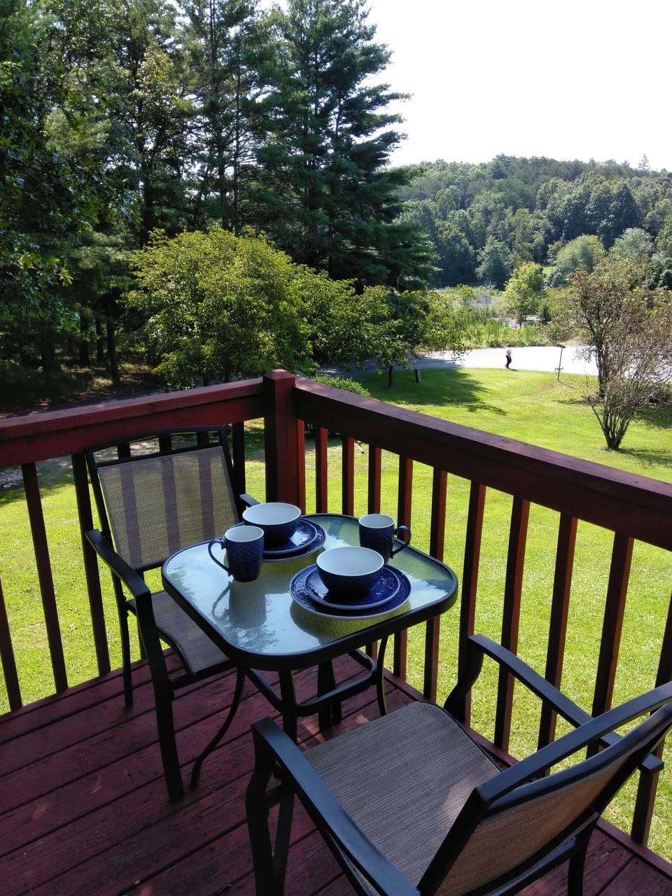 Outdoor dining area