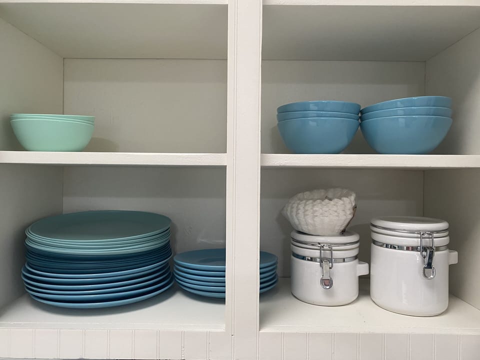 Plates and Silverware Adult like and Kid friendly. Glass and Plastic