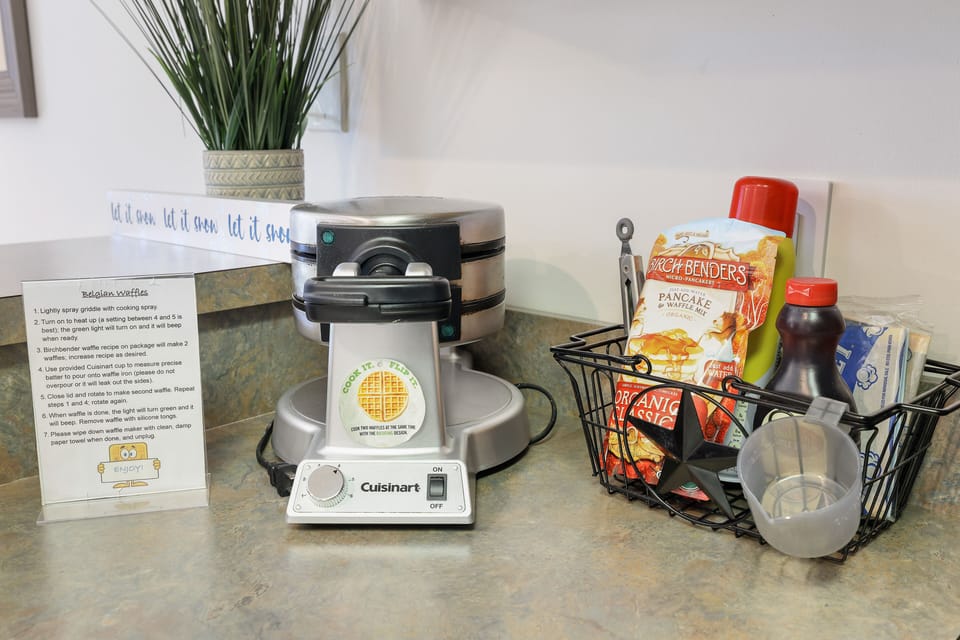 Our waffle station is sure to be a hit!