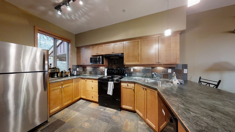 Large well stocked Kitchen