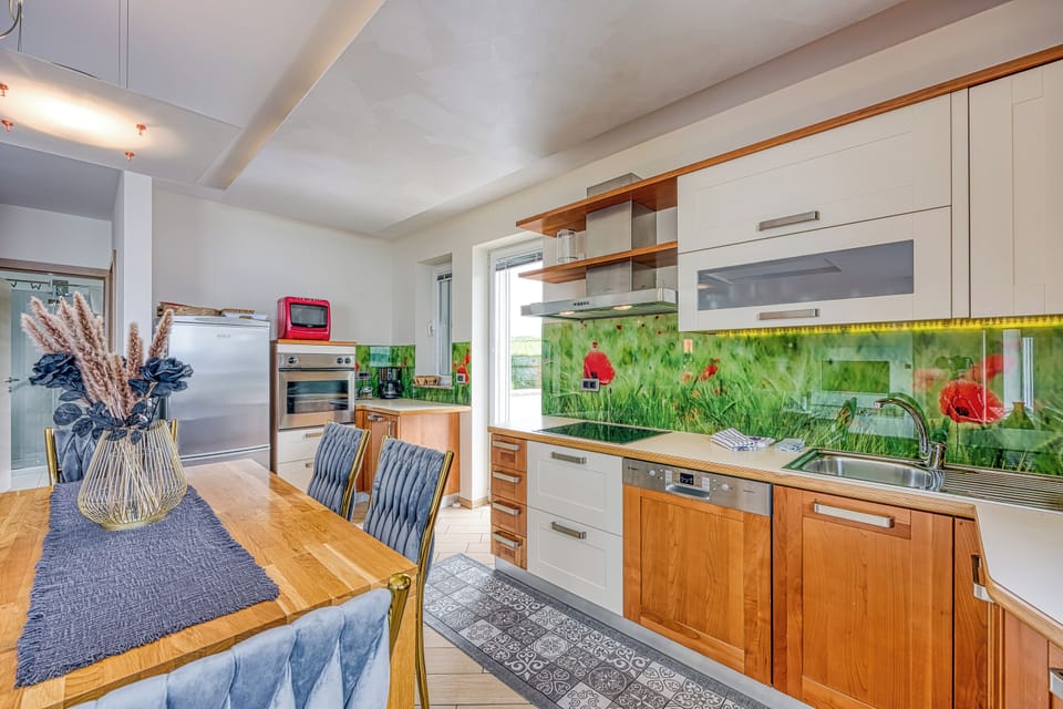 Kitchen and dining area