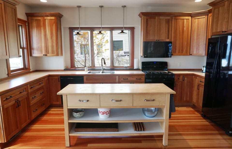 Spacious kitchen