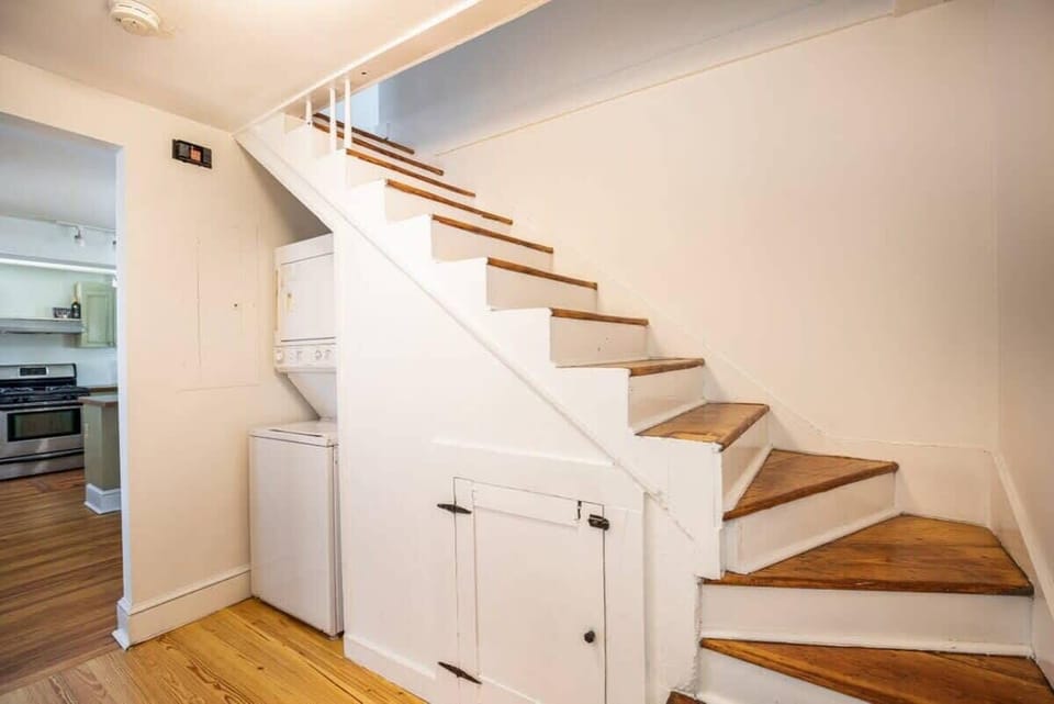 Staircase leading to the second floor!