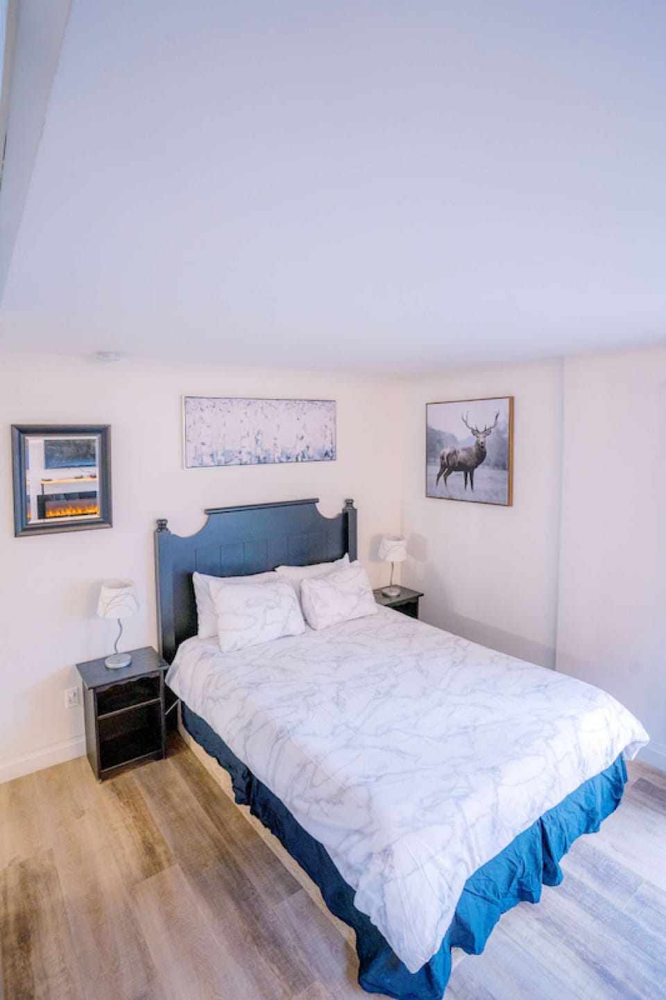 Main floor queen bed