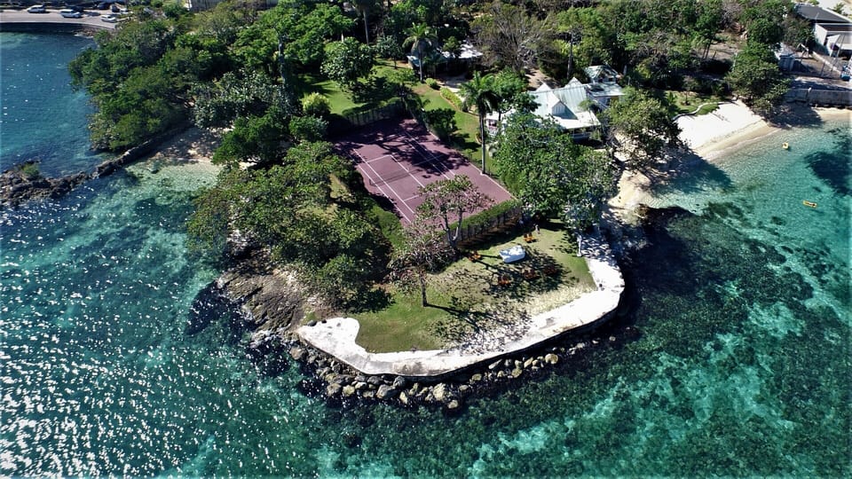 Aerial view of property