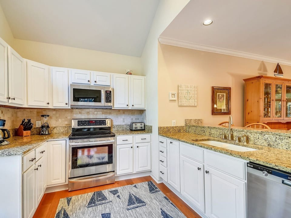 Kitchen at 4 East Garrison Place in Sea Pines