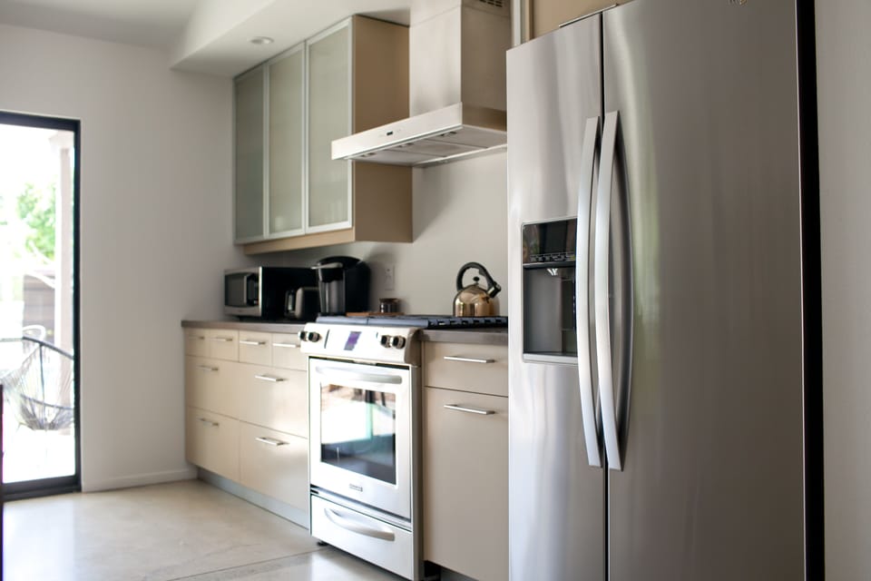 Enjoy cooking together around the beautiful chef’s kitchen