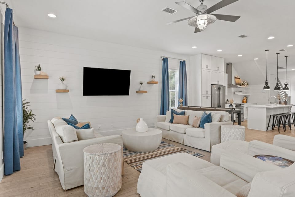 Unwind in the spacious living area.