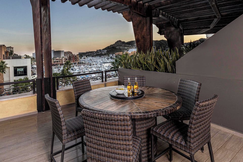 Enjoy stunning views from your private terrace