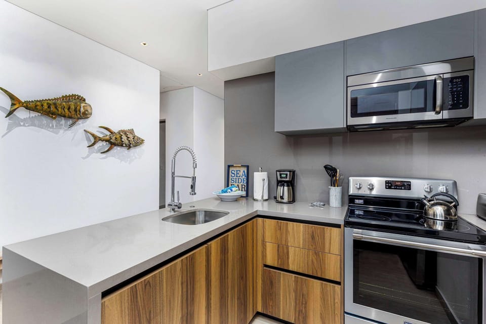Modern and fully equipped kitchen