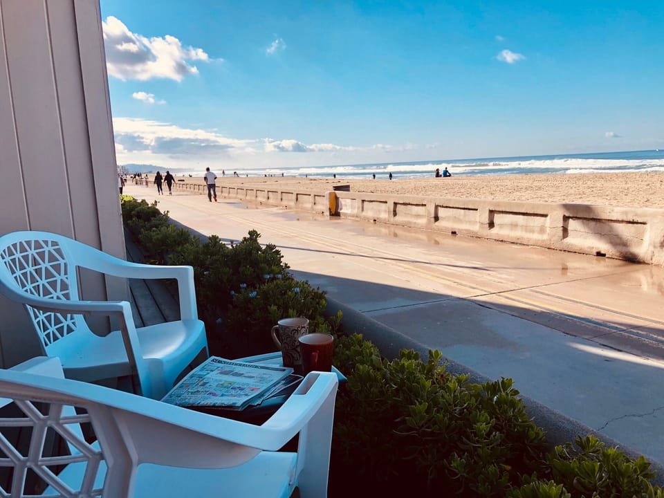 Cup of coffee and a view. 