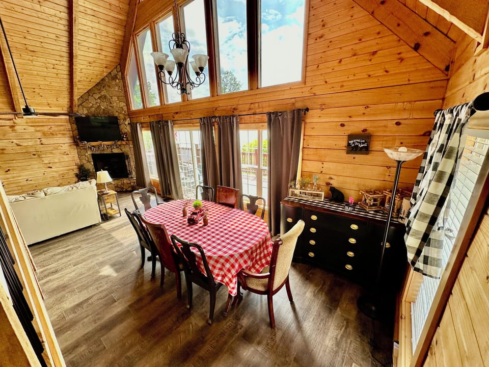 Dining area with a lovely view