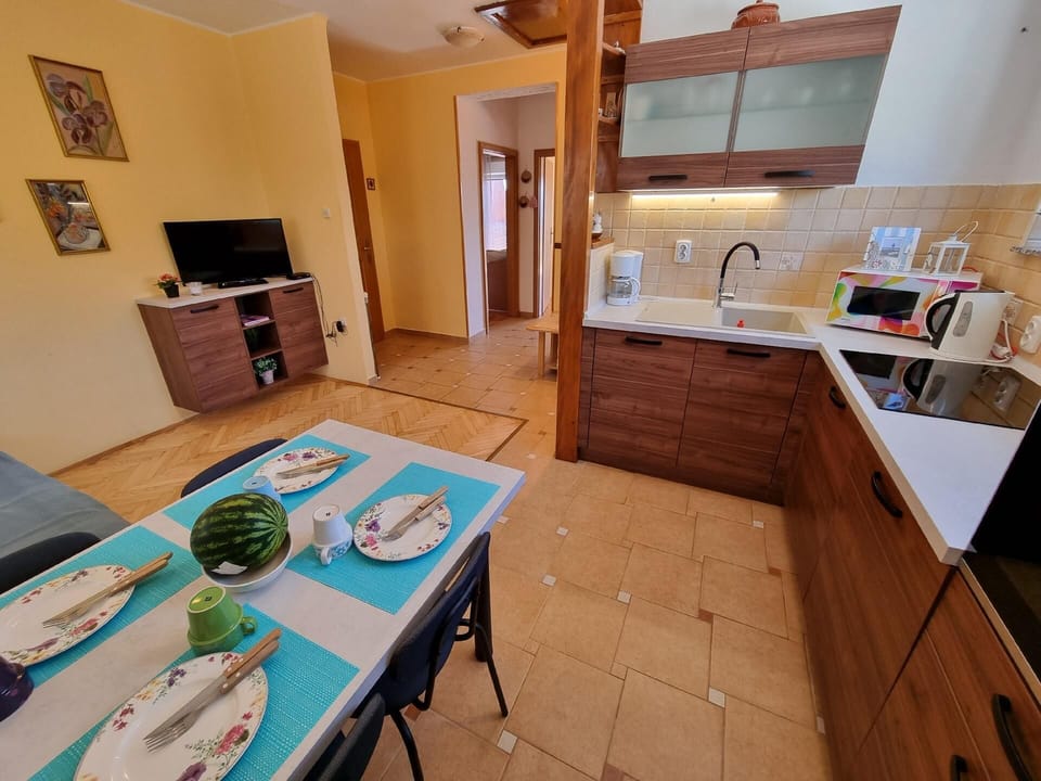 kitchen - living room