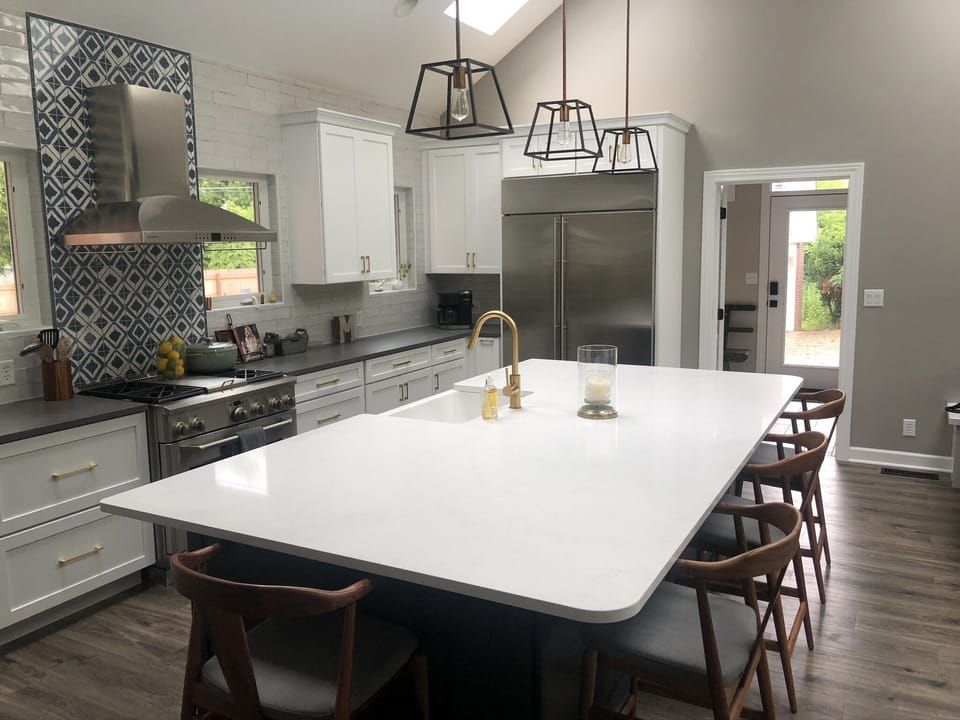 Kitchen island - seating for 6 