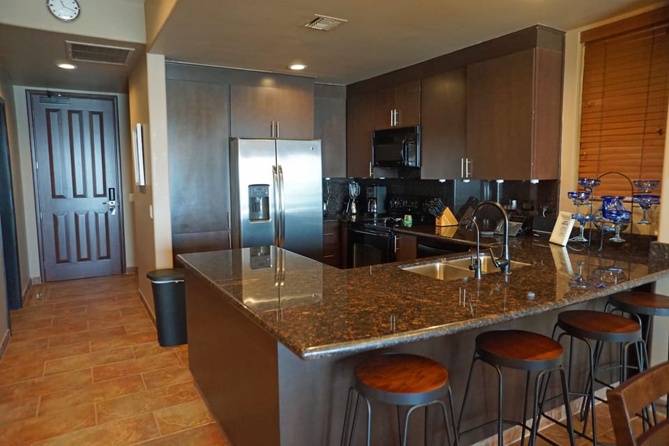Fully stocked kitchen with kcup and drip coffee makers