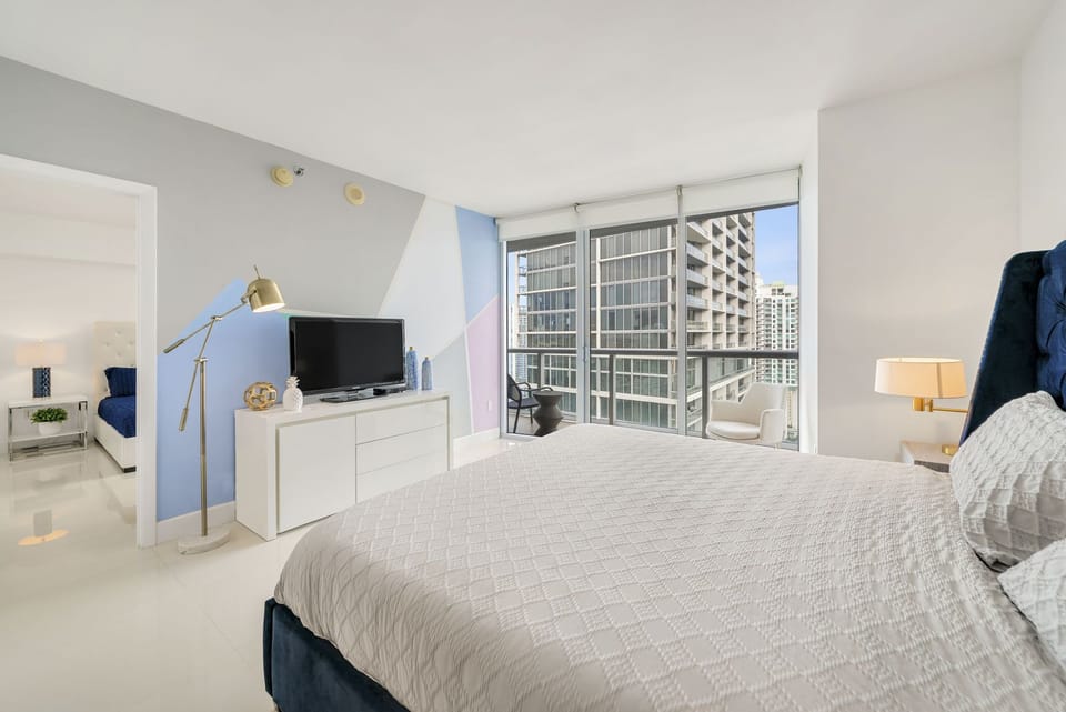 Spacious and stylish bedrooms with a solid view!