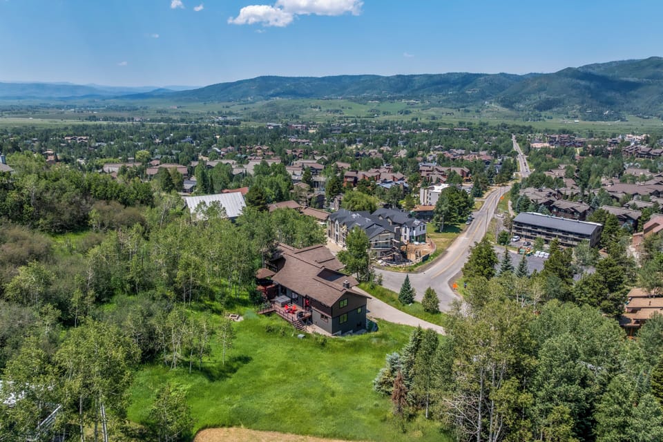 Enjoy mountain views and a private setting close to everything Steamboat has to offer