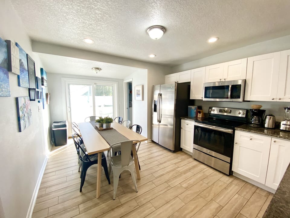 Kitchen and dinning area