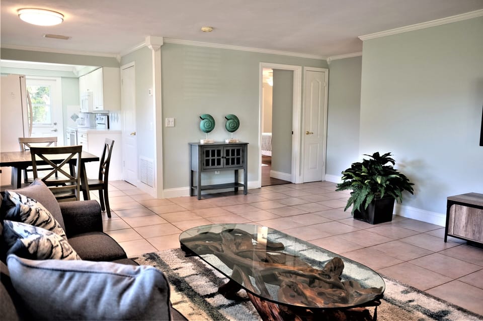 Open floor plan
