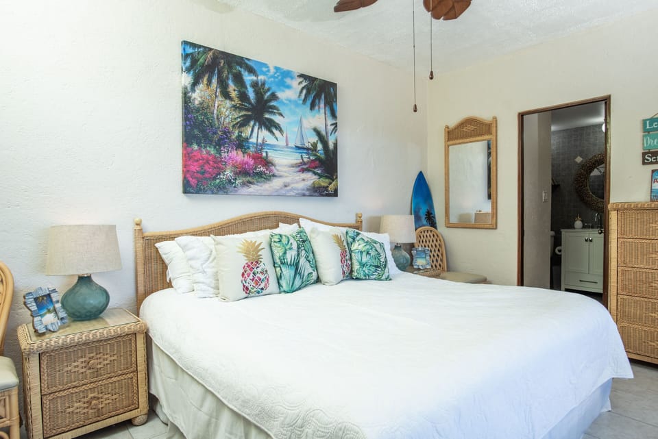 King size bedroom with a view!