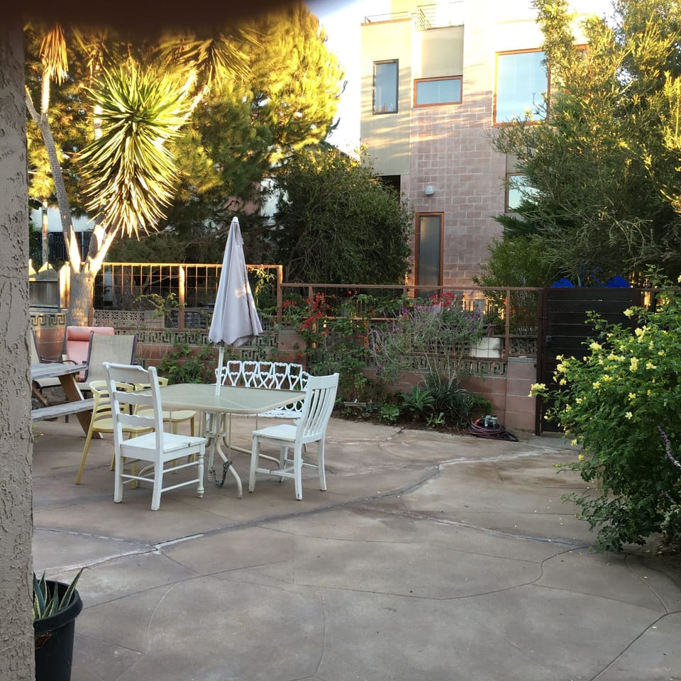 patio off walk street