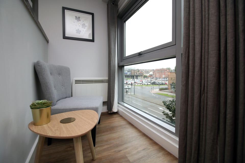 Bright seating area