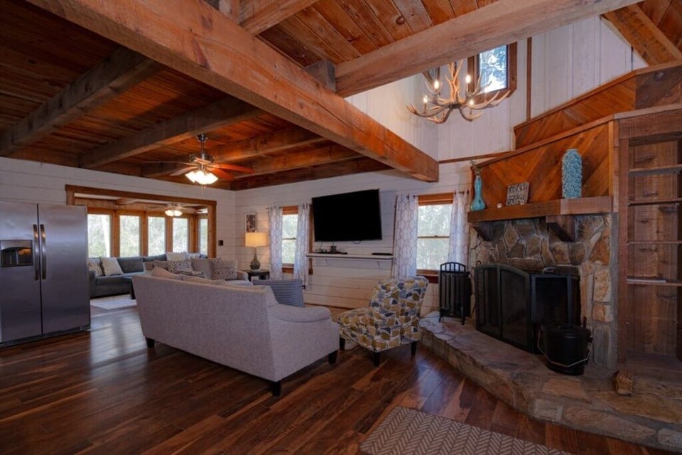 Unit 1 - Living Room and Fire place