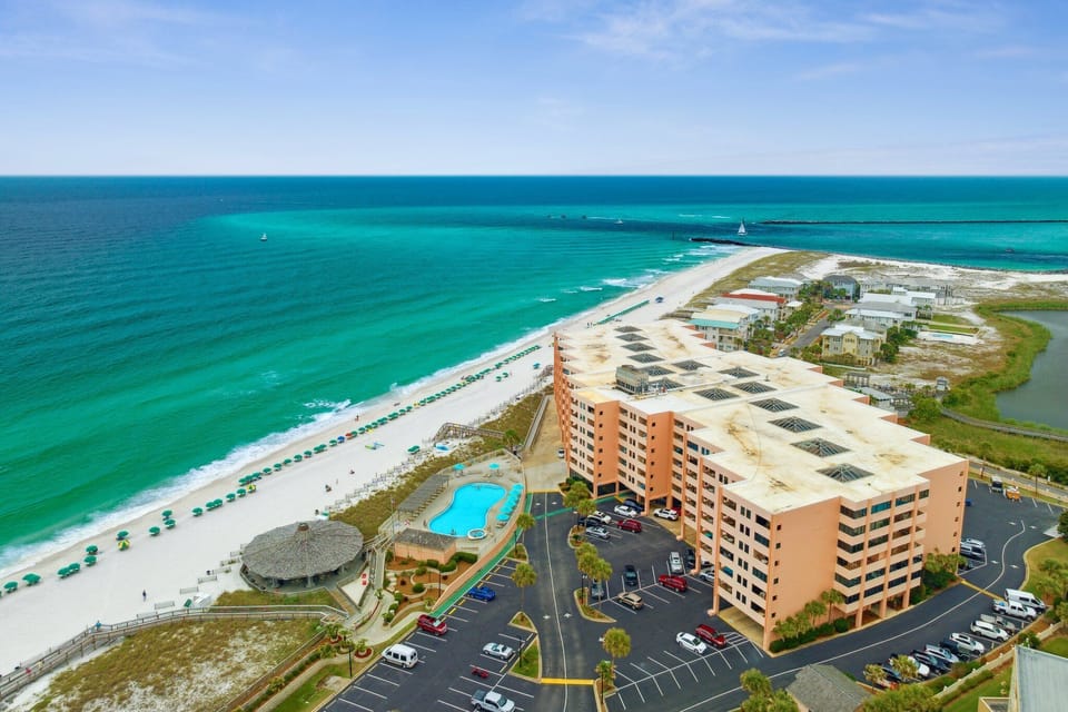 No streets to cross to beach!