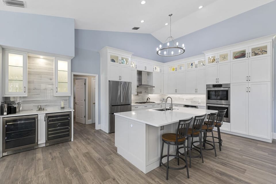 Entertain or relax - either works great in this one of a kind Kitchen