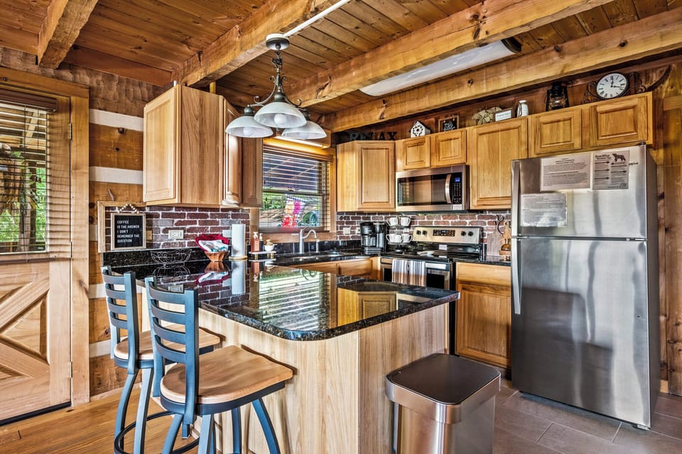 fully stocked kitchen