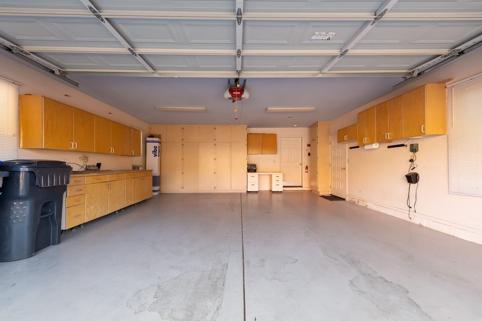 Two car garage