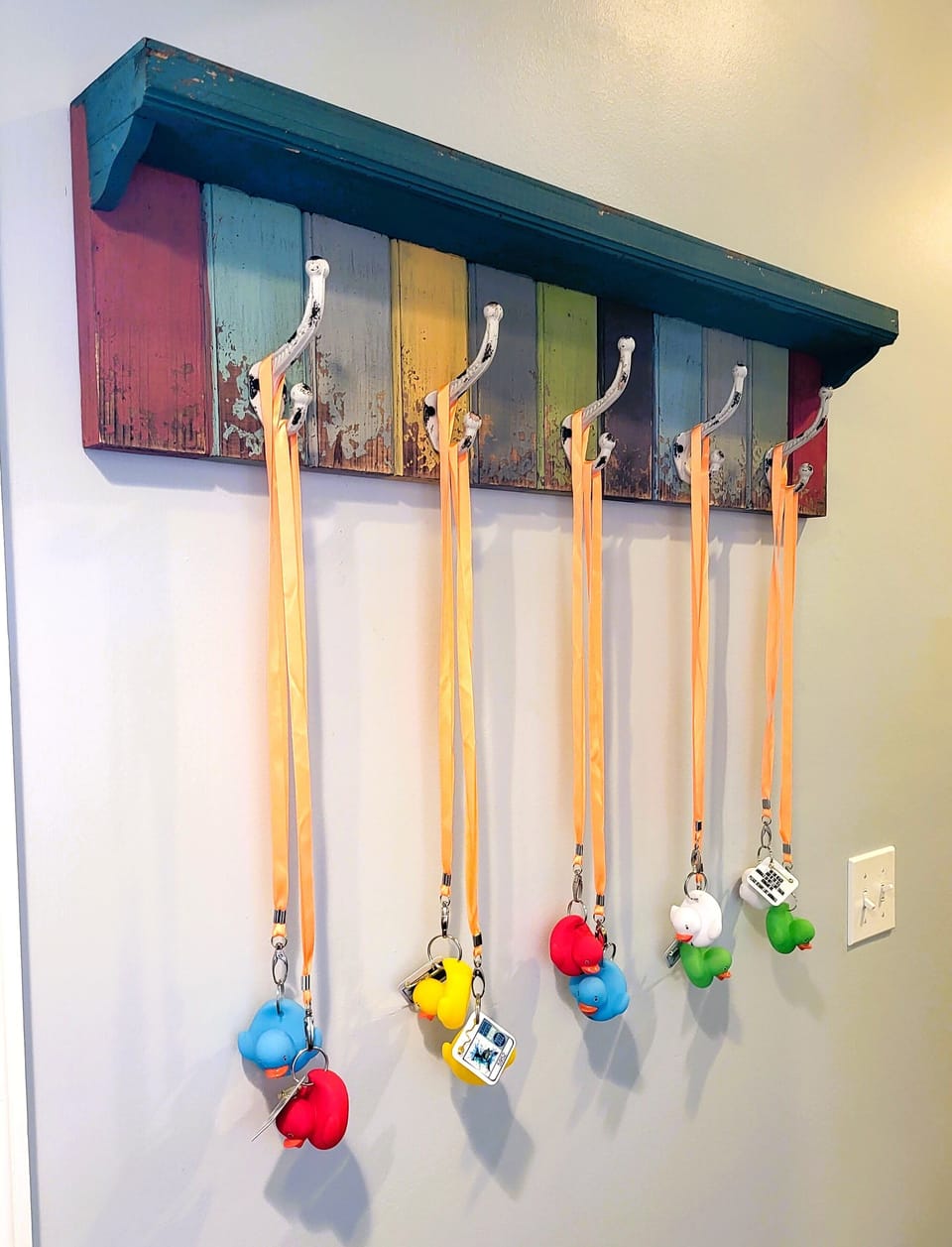 Beach days just got cuter-10 passes with rubber duckies makes them hard to lose