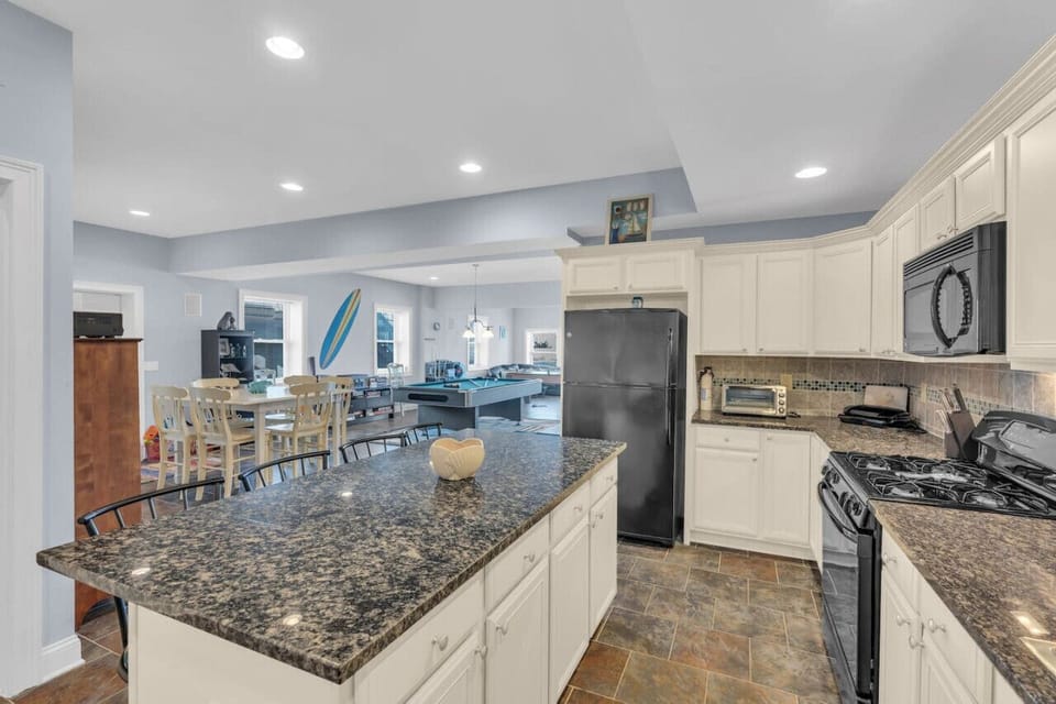 Since this photo all new stainless appliances have been added to both  kitchens