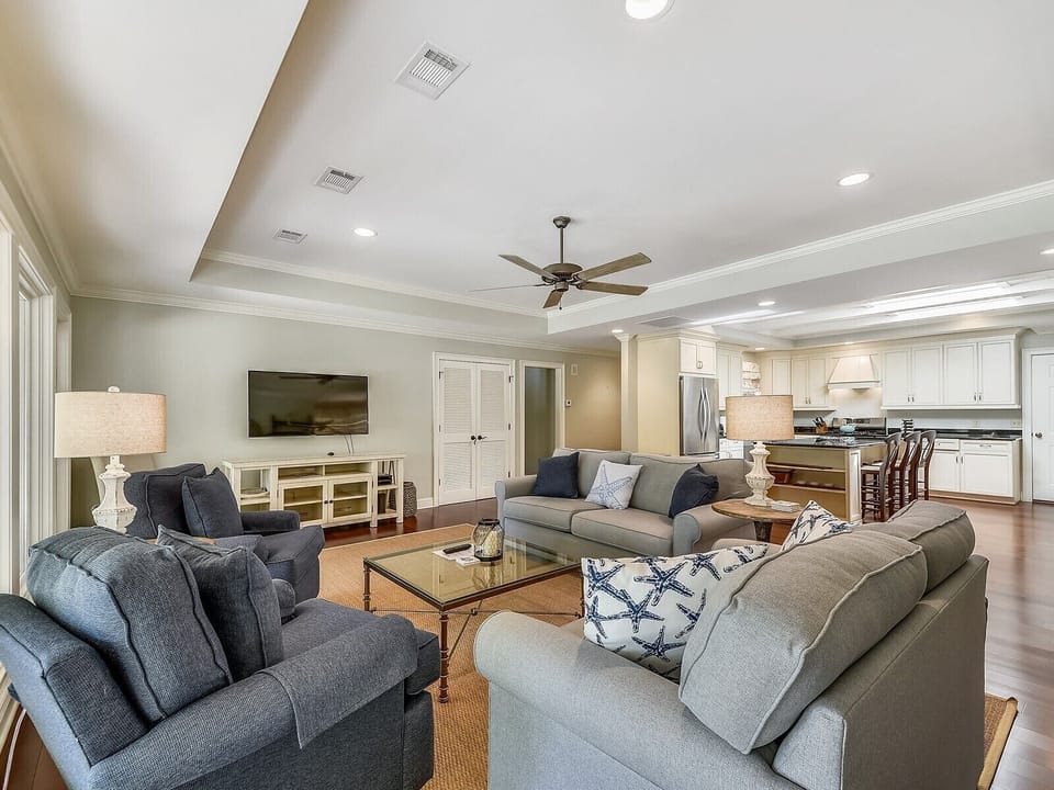 Living Room at 32 Old Military Road