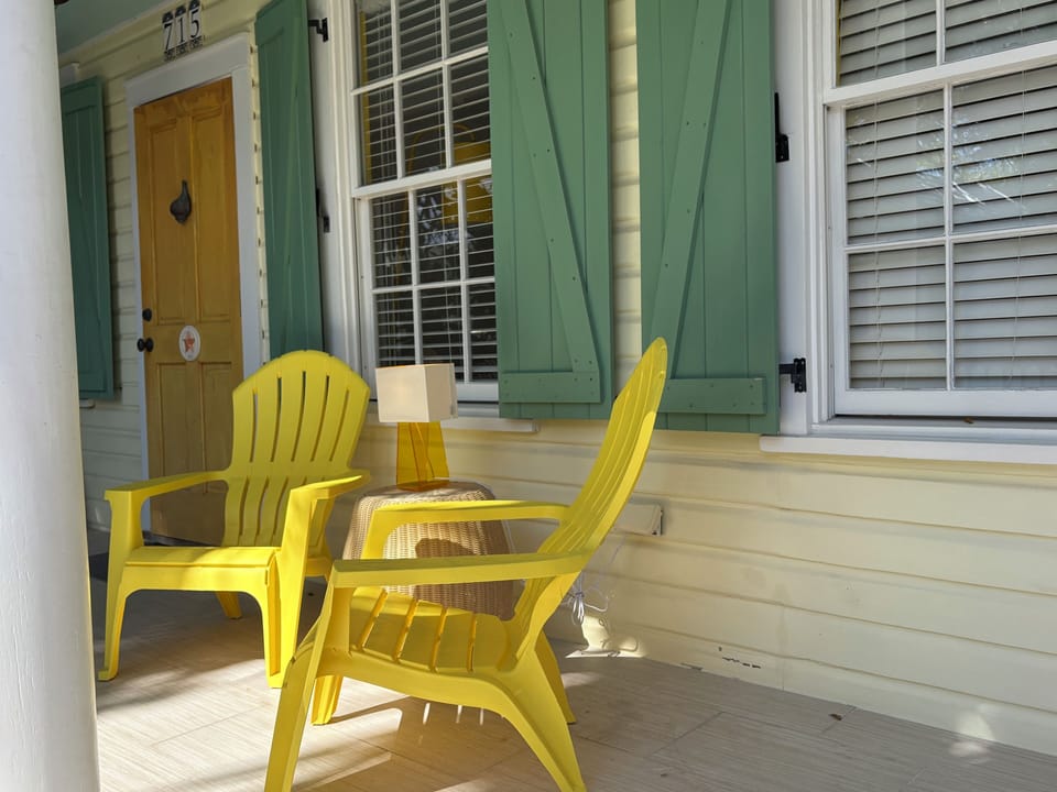And enjoy the shade of the front porch in the daytime.