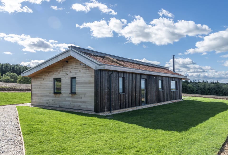 Fern, Ansty:  With its sedum roof and smart timber cladding