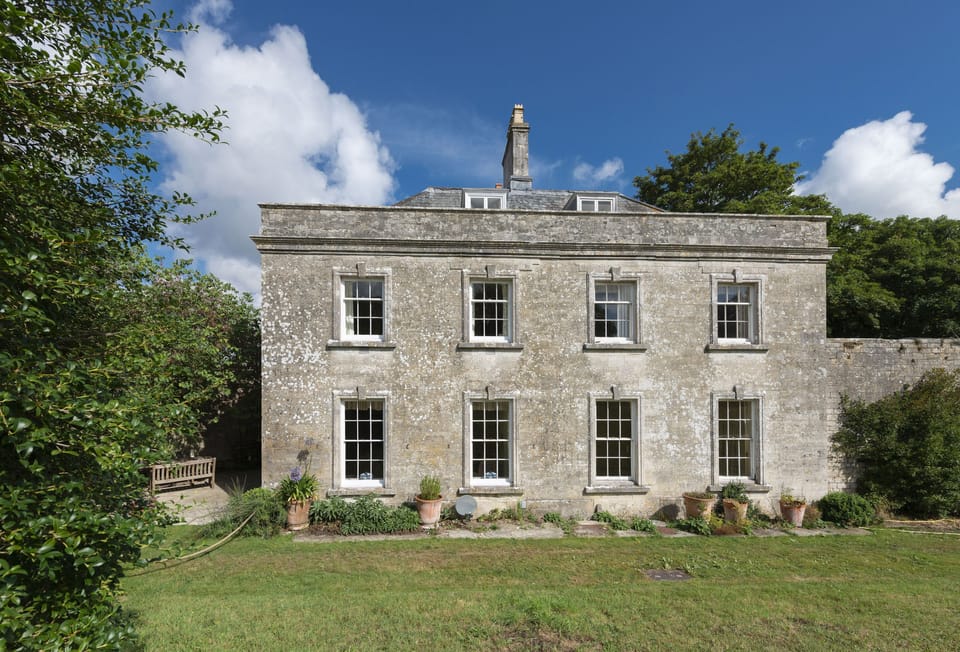 The rear elevation of The Garden House with its neighbour, The Courtyard House