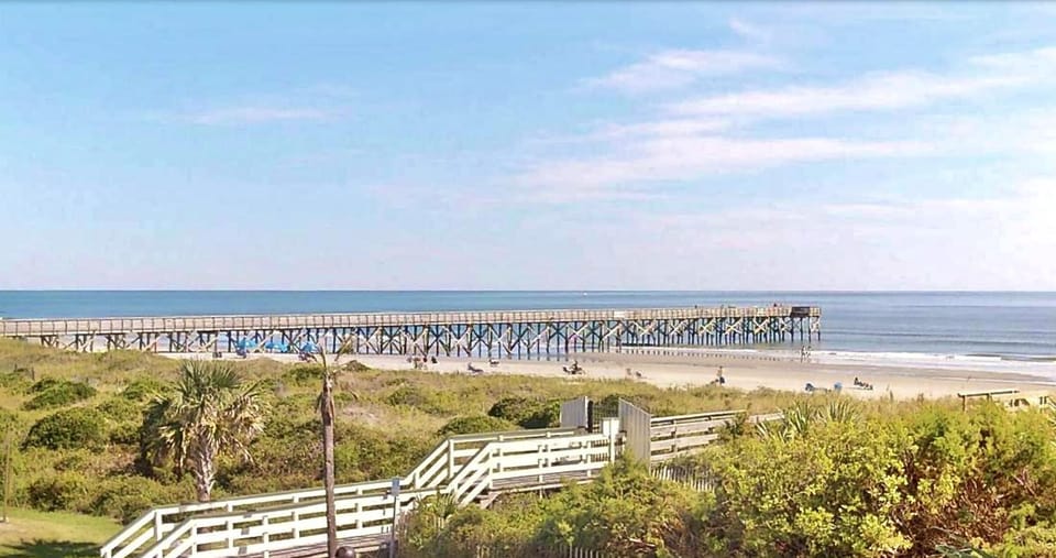 View from the balcony - close to the beach