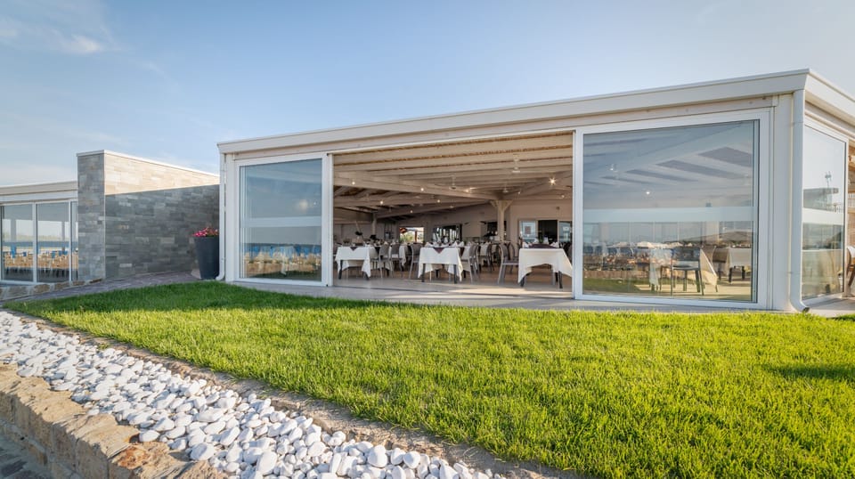 Sportive center restaurant